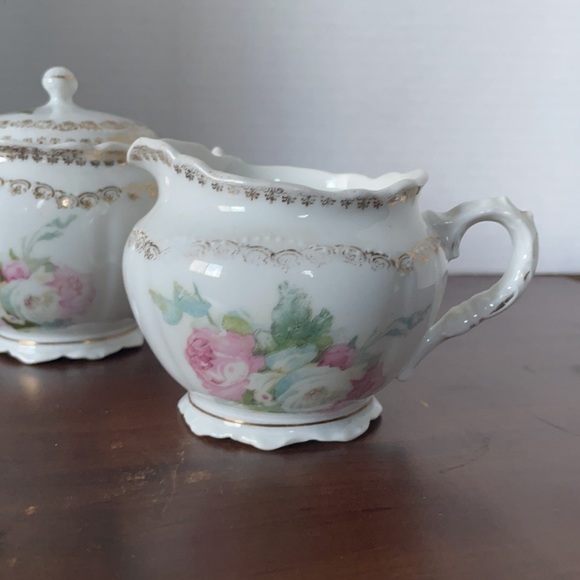 Vintage porcelain O.&E.G. Austria Cream and Sugar Set - Picture 2 of 8